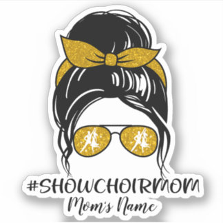 Mama personalisiert Show Choir Aufkleber