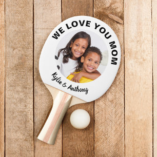 Mama Personalisiertes Foto Tischtennis Schläger