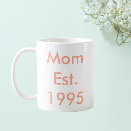 Mama Personalisiertes Jahr Kaffeetasse