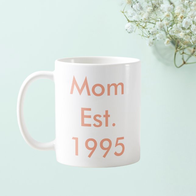 Mama Personalisiertes Jahr Kaffeetasse (Von Creator hochgeladen)