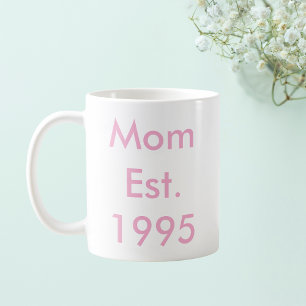Mama Personalisiertes Jahr Kaffeetasse
