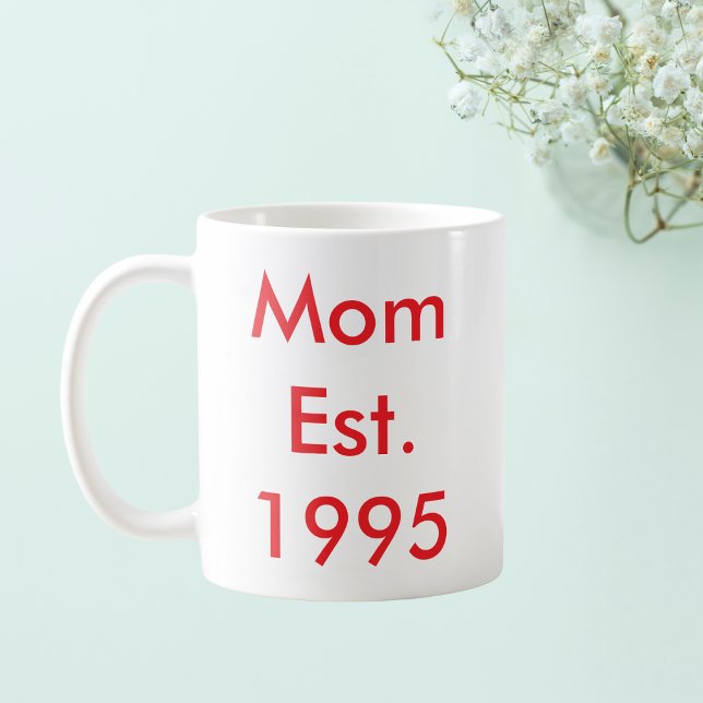 Mama Personalisiertes Jahr Kaffeetasse (Von Creator hochgeladen)