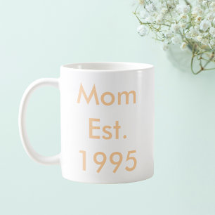 Mama Personalisiertes Jahr Kaffeetasse