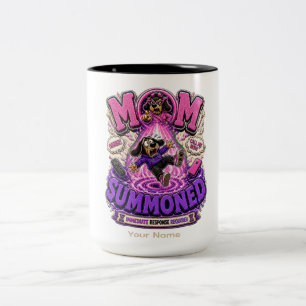 Mama Personalisiertes Lustiges Mama T-Shirt, Benut Zweifarbige Tasse