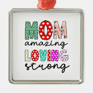 Mama Phantastisch Love Strong Ornament Aus Metall