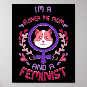 Mama Pig gibt weiblichen Rage Feminismus Poster