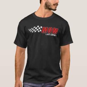 Mama Pit Crew Race Car Geburtstagsfamilie Matching T-Shirt