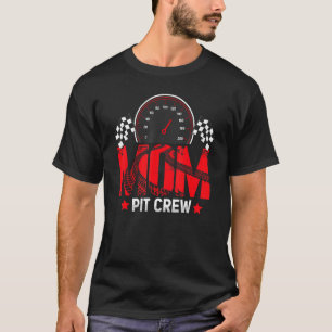Mama Pit Crew Race Car Racing Birthday Family Pit  T-Shirt