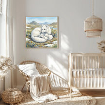 Mama Polarfuchs und Kinderstube