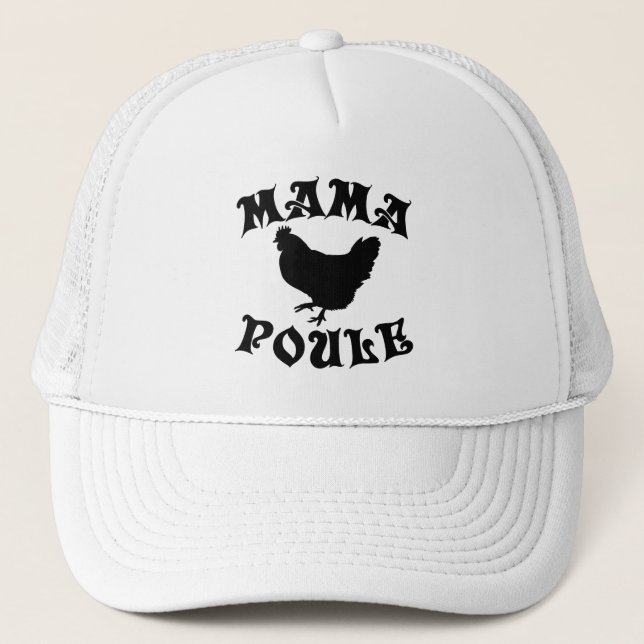 Mama Poule Truckerkappe (Vorderseite)