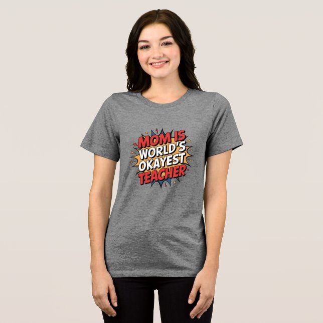 Mama Power Tri-Blend Shirt (Vorderseite voll)