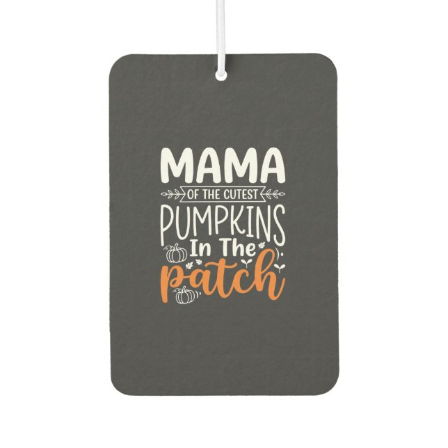 Mama Pumpkins Patch Halloween Design_1 Autolufterfrischer (Vorderseite)