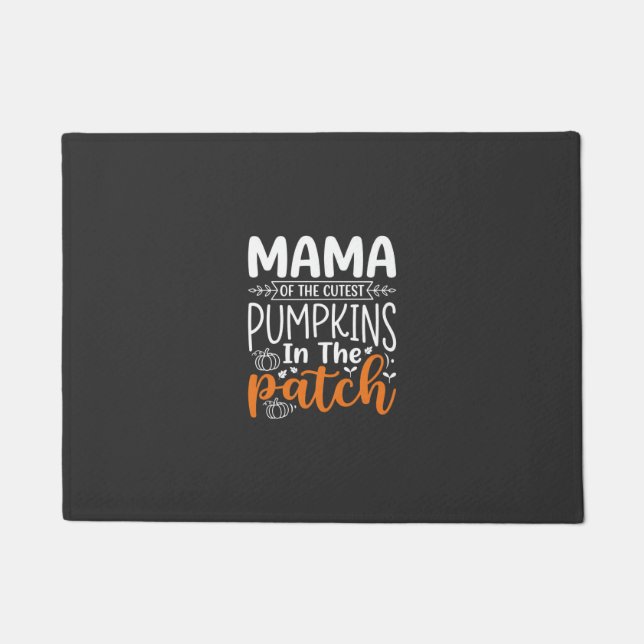 Mama Pumpkins Patch Halloween-Design_1 Fußmatte (Vorderseite)