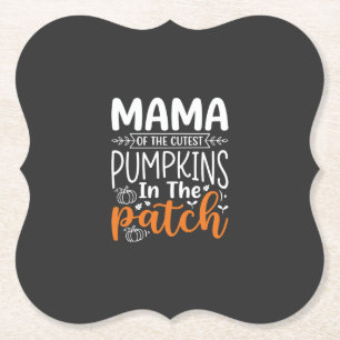 Mama Pumpkins Patch Halloween Design_1 Untersetzer