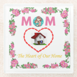 Mama Quote Untersetzer - Blumendesign.