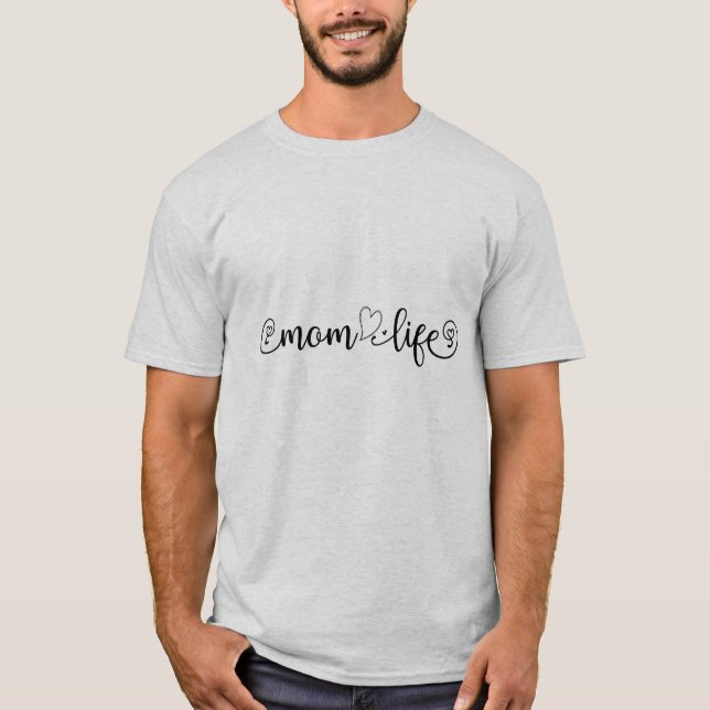 Mama-Quotes - Lebensdauer der Mama T-Shirt (Vorderseite)