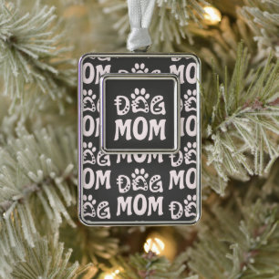 Mama Rahmen-Ornament Silber