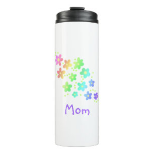 Mama Rainbow-Blume Thermosbecher