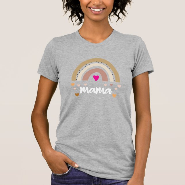 Mama Rainbow T-Shirt (Vorderseite)