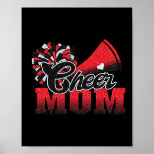 Mama Red Black Pom Leopard 1 Poster