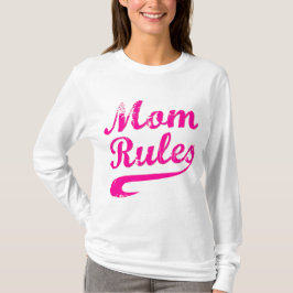 Mama regiert das Sprichwort der Mutter am Sonntag T-Shirt