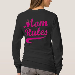 Mama regiert Funny Sprichwort T - Shirt