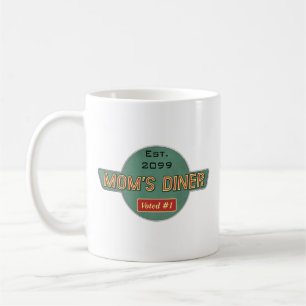 Mama Retro Diner Trinkbehälter Kaffeetasse