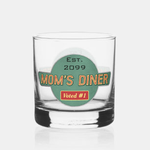 Mama Retro Diner Trinkbehälter Rocks Whiskyglas