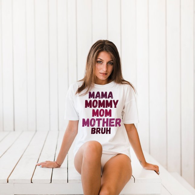 Mama Retro Shirt - Mama Life Shirt Mutterschafts-S (Von Creator hochgeladen)