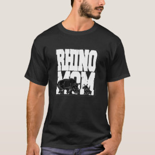 Mama Rhino Mama Rhinoceros, lustig Niedlich für Mu T-Shirt