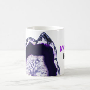 *~* MAMA ROCKS Agate Stones Lapidary Geode Kaffeetasse