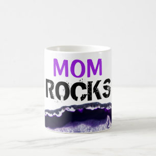 *~* Mama Rocks Stones Lapidary Agate Kaffeetasse