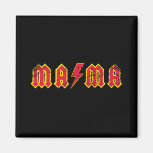 Mama rockt Rock And Roll Muttertag Neue Mütter Dis Magnet