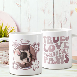 Mama Rosa Retro Blume Typografie Benutzerdefiniert Kaffeetasse