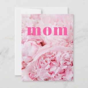 Mama rosa Rosen Flachkarte Mitteilungskarte