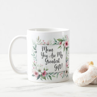 Mama Rosa und Graue Blüte Mutter Kaffeemaschine Ta Kaffeetasse