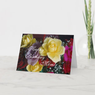 Mama Rose zum Geburtstag Karte