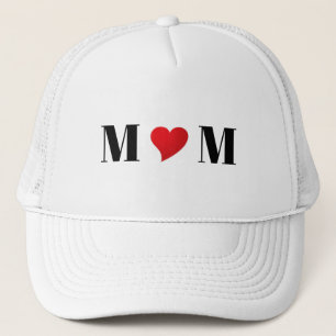 Mama Rotes Herz, Mutter, Muttertag, Geburtstagsges Truckerkappe