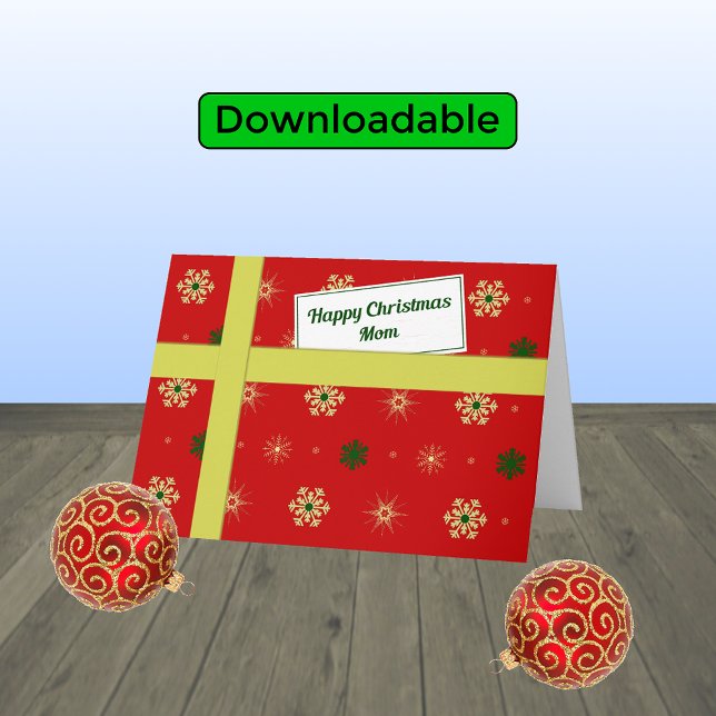 Mama Rotes Paket Moderne Weihnachten (Von Creator hochgeladen)