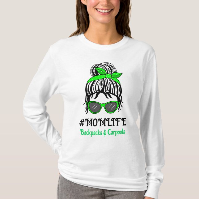 Mama | Rucksäcke und Fahrten T-Shirt (Vorderseite)