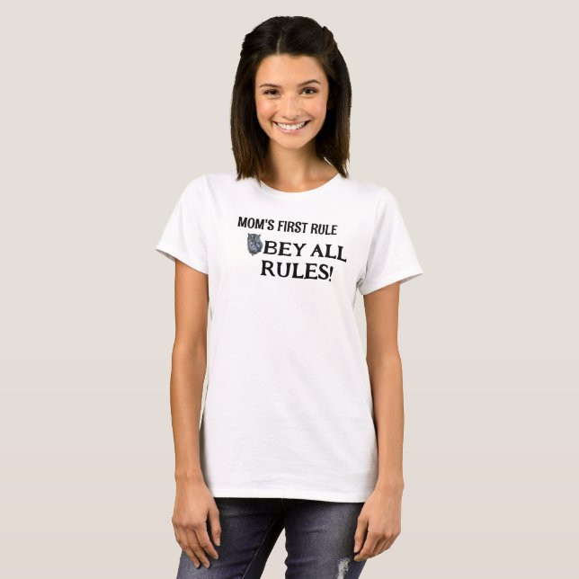 MAMA RULES T - SHIRT (Vorne ganz)