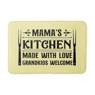 MAMA"S Küche Wortkunst Badematte