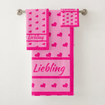 Mama`s Liebling rosa Herzen Mädchen