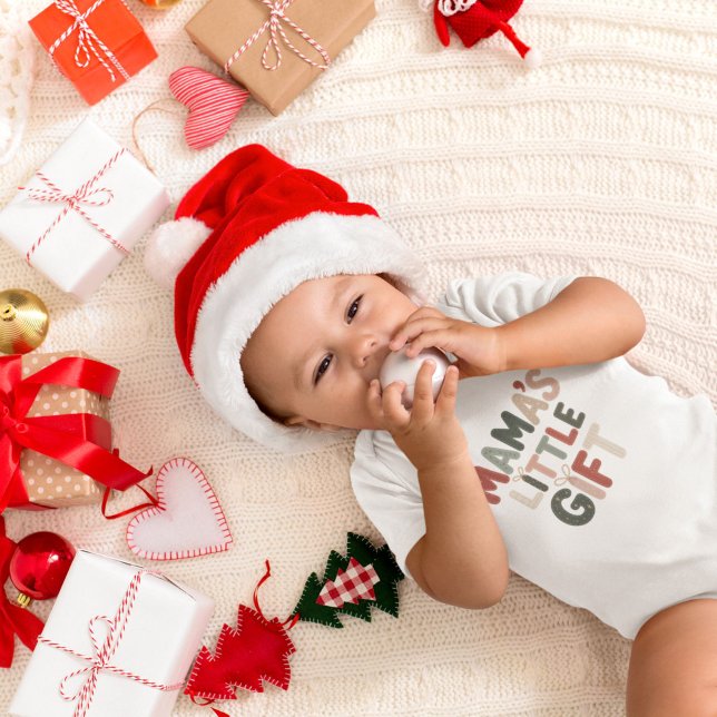 Mama’s Little Gift – Cute Baby Christmas Baby Strampler (Von Creator hochgeladen)