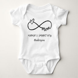 MAMA"S SMART BODEN Personalisierter Name Niedlich Baby Strampler