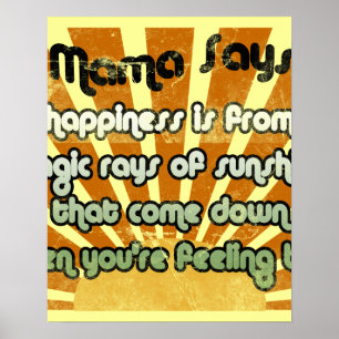 Mama sagt... The Waterboy Filmzitat Poster