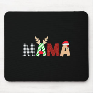 Mama Santa Weihnachten Familie passende Pyjamas Ma Mousepad
