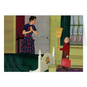 Mama, säuberte ich meinen Raum!