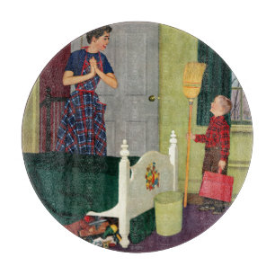 Mama, säuberte ich meinen Raum! Schneidebrett