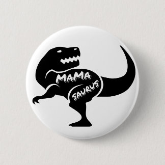 Mama-Saurus Button